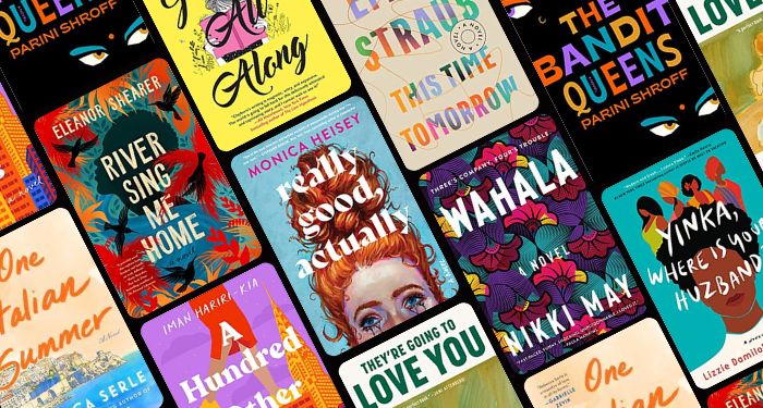 Collage of book covers for the best women's fiction books