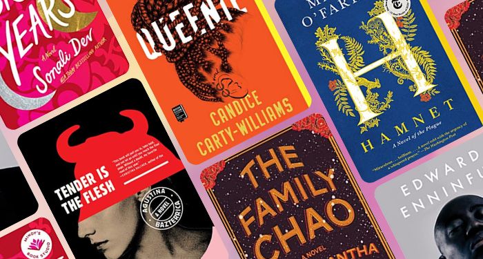 Collage of book covers of our favorite celebrity book clubs